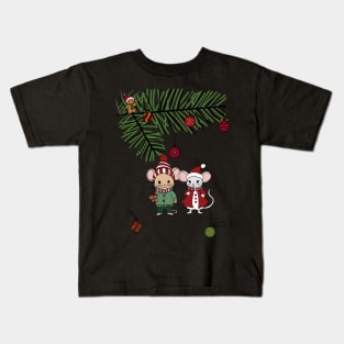 Mouse Christmas Kids T-Shirt